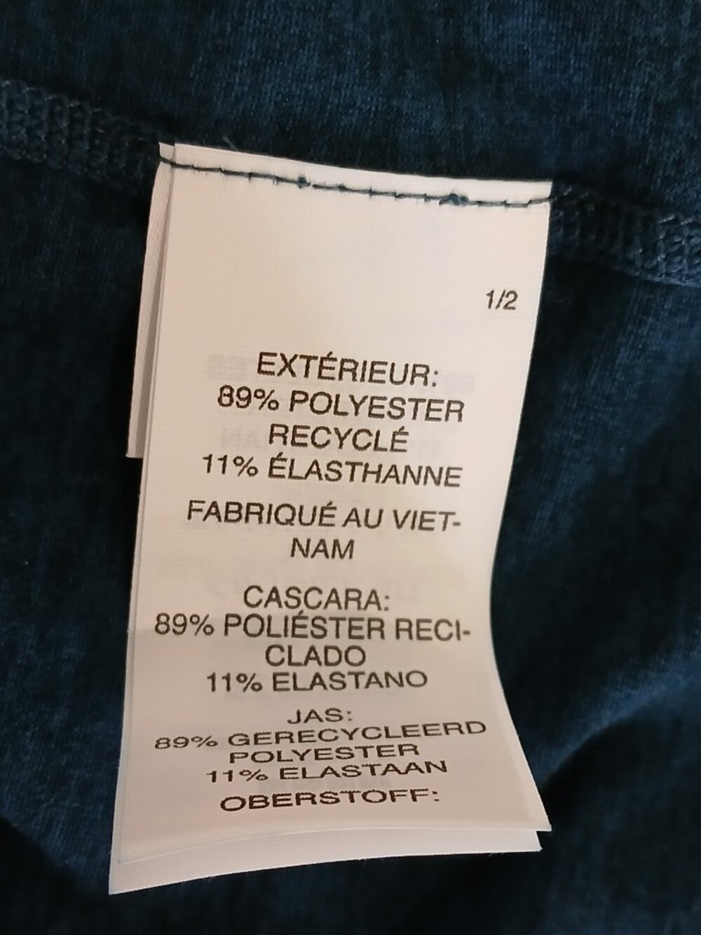 NWOT Vuori Halo Performance Hoodie 2.0 Dreamknit In Blue Coast Heather Size XS - Picture 10 of 10